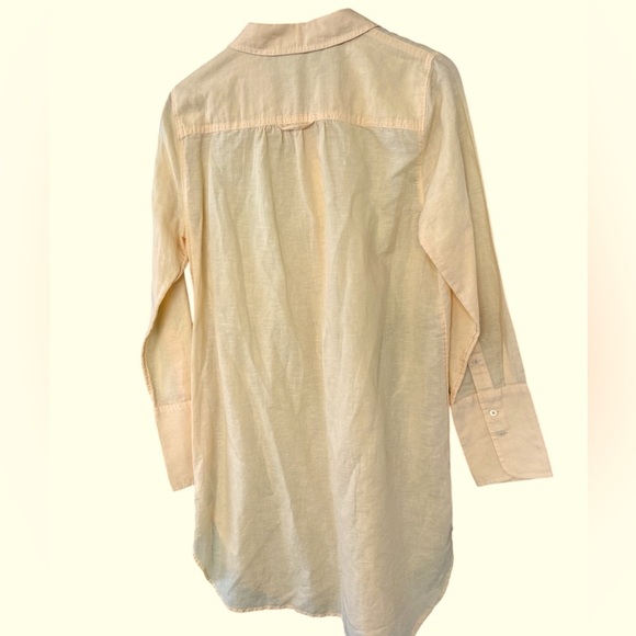 J Crew Relaxed Fit Linen Beach Shirt - Picture 8 of 10